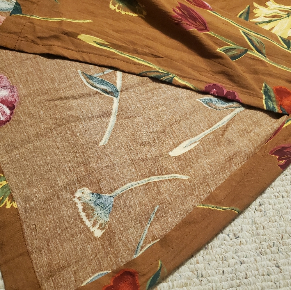 Vintage 90s Floral Pattern Midi Sun Dress - Picture 4 of 8